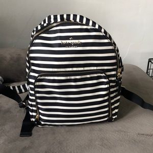 Kate spade striped backpack